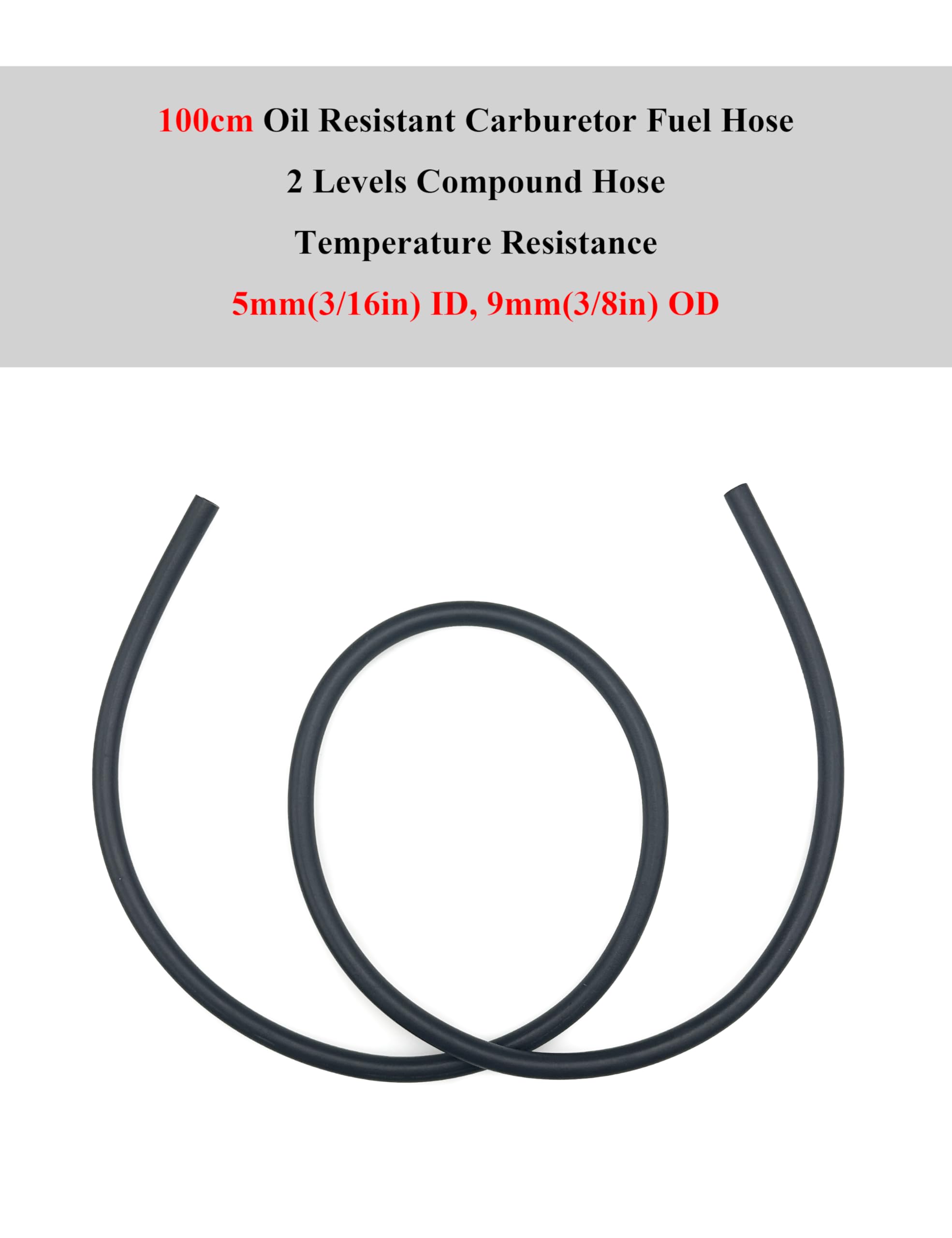 YAMAKATO M10X1.25mm Generator Petcock 3/16 Fuel Line Kit